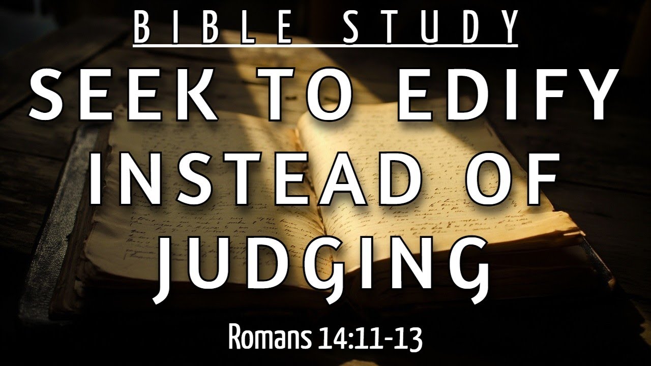 HOW TO FREE YOURSELF FROM THE BURDEN OF CONTROLLING OTHERS - ROMANS 14:11-13
