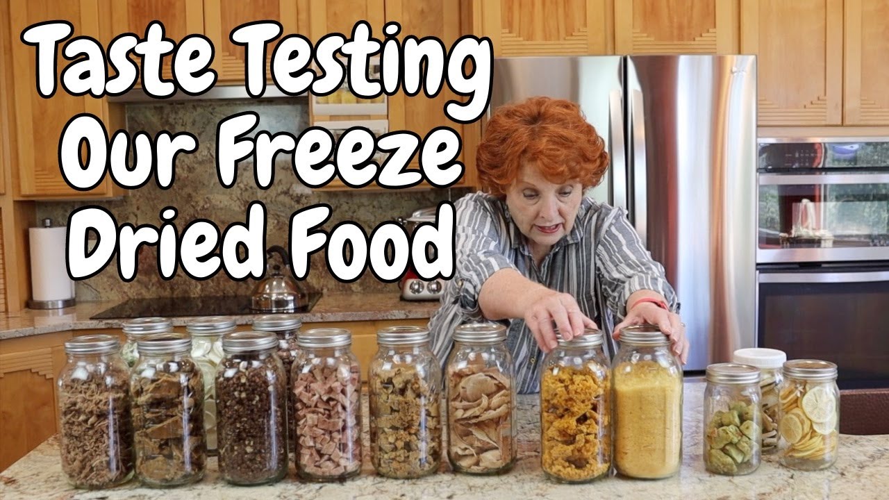 Taste Testing Our Freeze Dried  Food