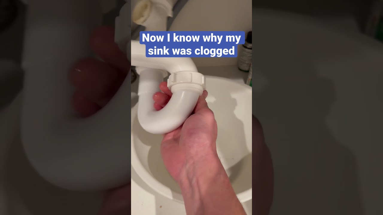 DIY How to unclog kitchen sink - Alien In My Sink Drain #clogged #plumbing #diy