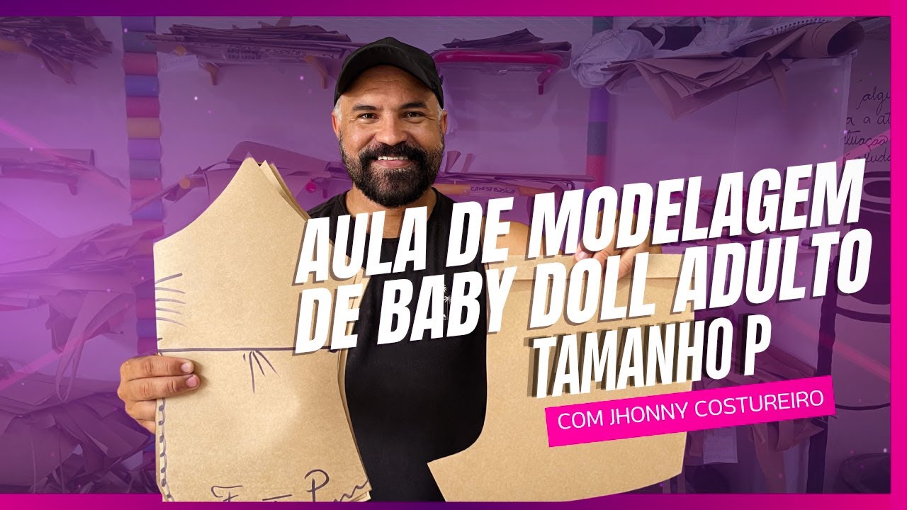 AULA DE MODELAGEM DO BABY DOLL NO TAMANHO P#modelagem#modelagemecostura#costura#aulagratuita