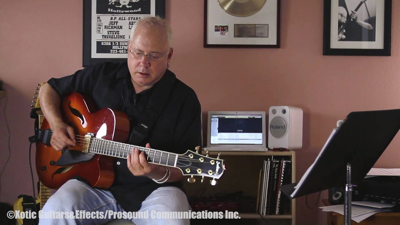 Jeff Richman with Xotic RC Booster & EP Booster