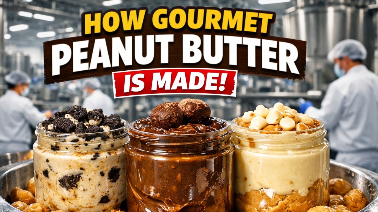 How Gourmet Peanut Butter Is Made: Millions Sold Worldwide Every Year