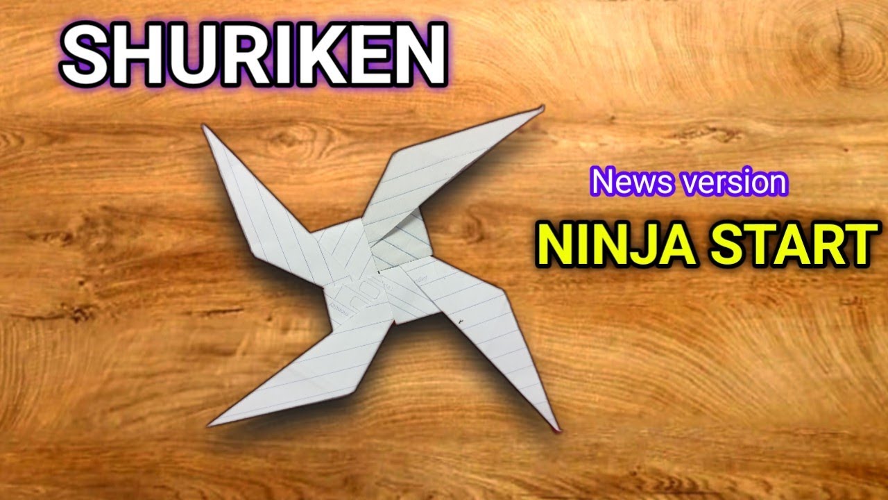 SHURIKEN VERSI TERBARU:Tutorial lengkap|Origami shuriken