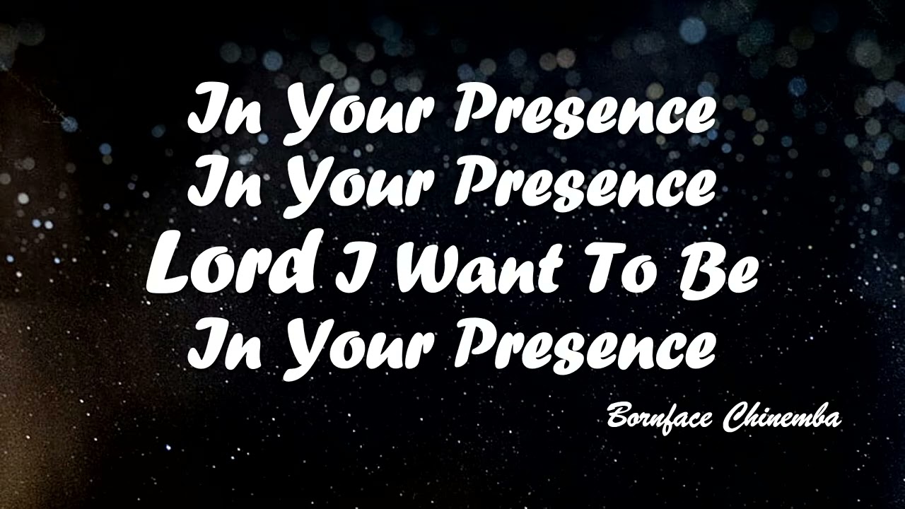 In Your Presence Worship Instrumental