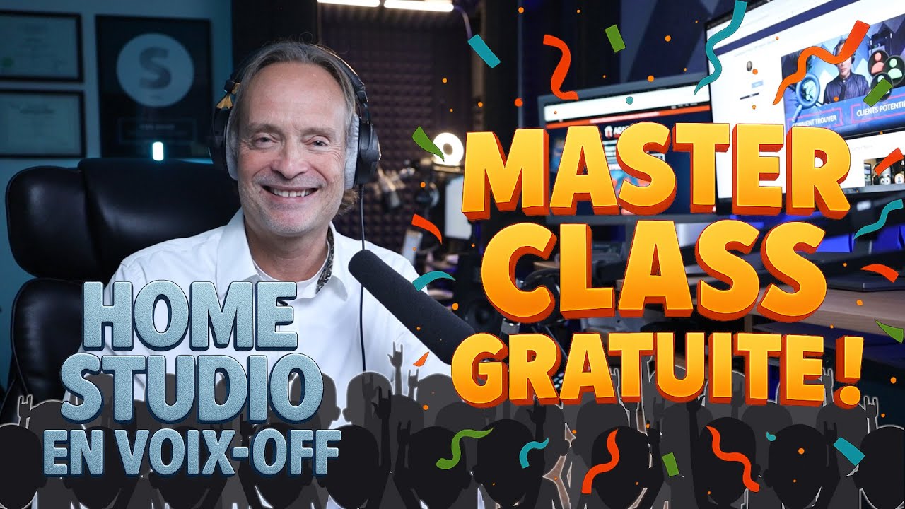L'Académie Voix-Off Home Studio - MasterClass gratuite !