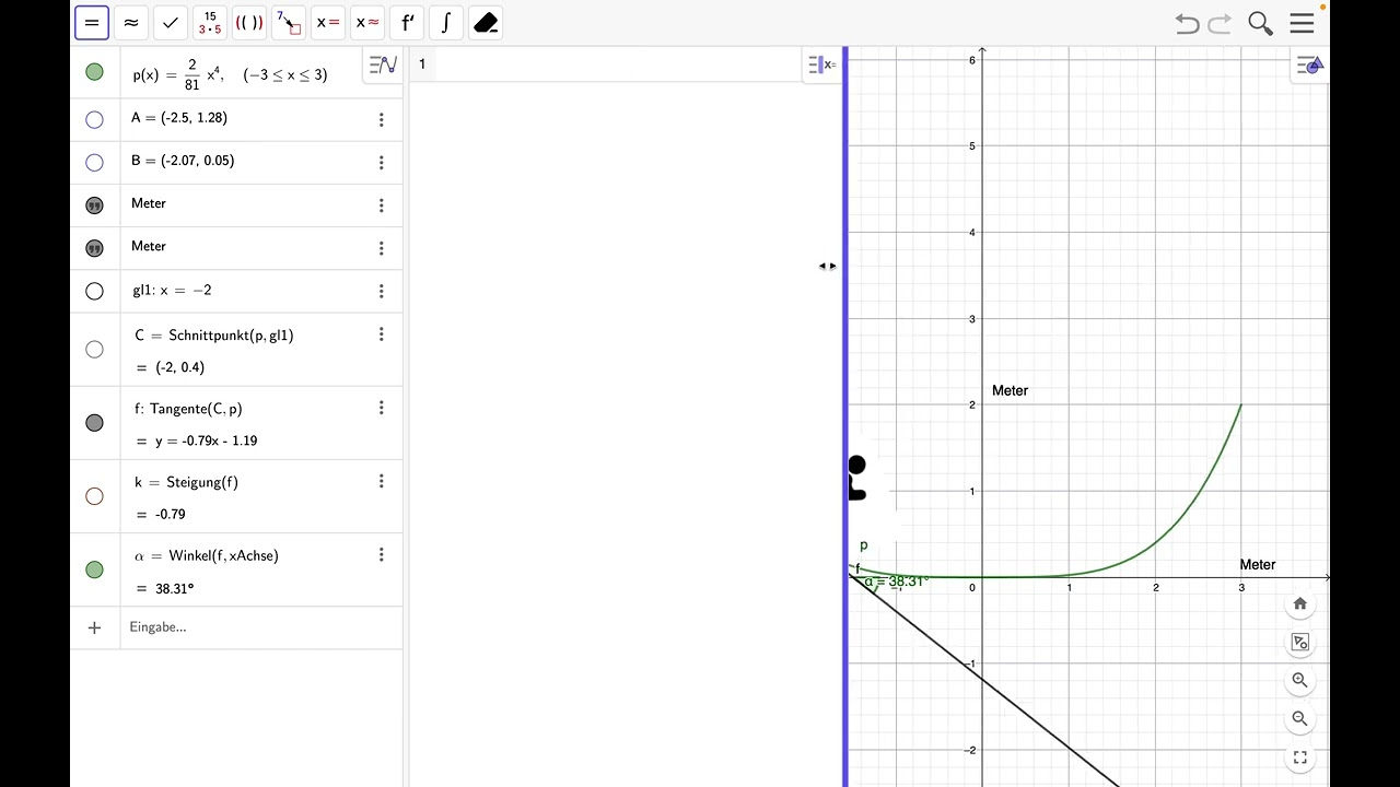 Steigung und Steigungswinkel mit GeoGebra