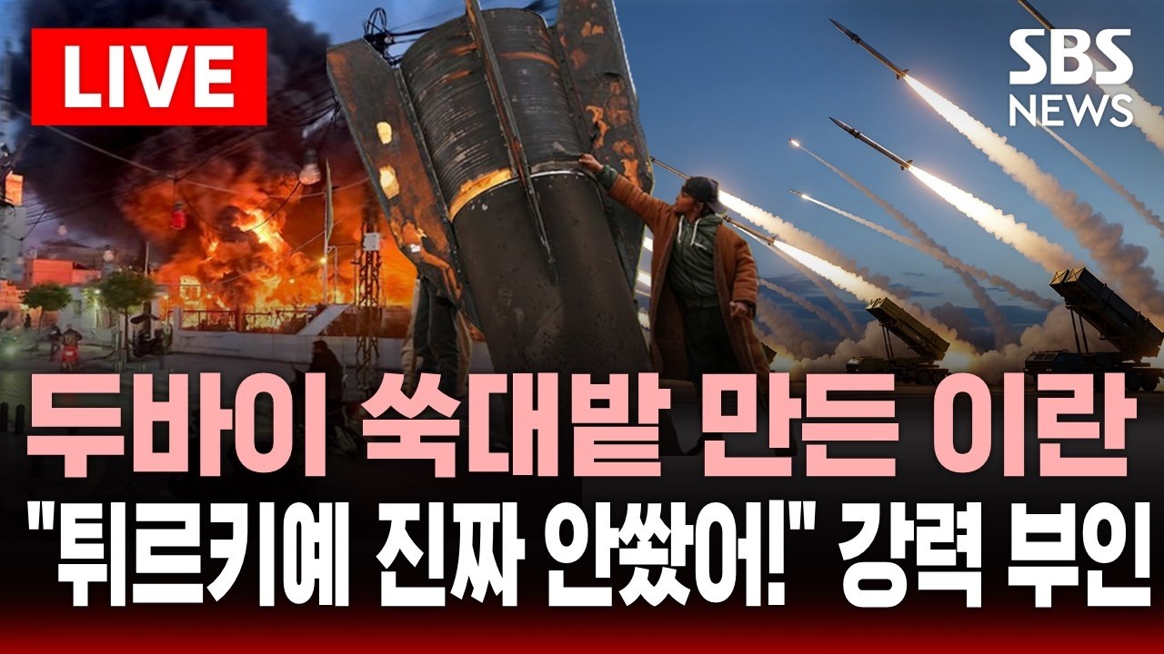🔴LIVE 걸프국은 쑥대밭 만들어 놓은 이란..