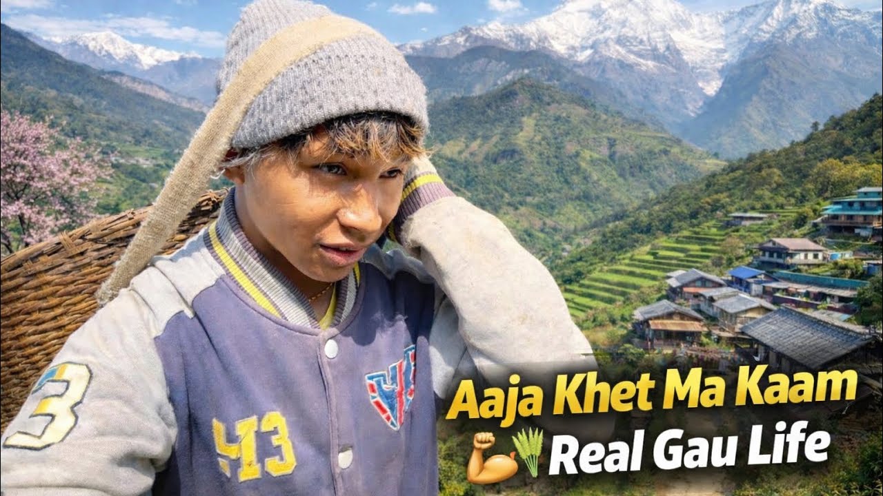 🌾 “Aaja Khet Ma Kaam 💪🌾 | Real Gau Life | Nepali Village Vlog”