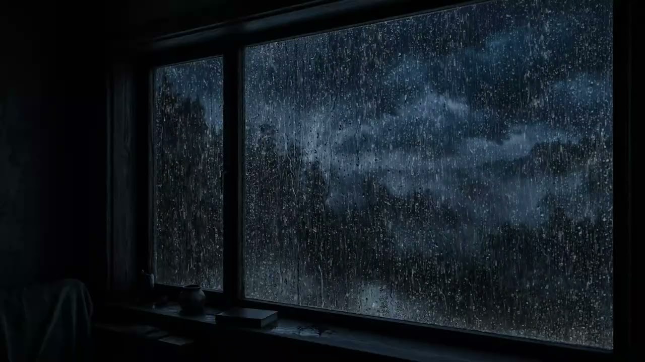 Deep Sleep Music & Rain Sounds - Relaxing Piano Music, Stress Relief, Remove Insomnia, Meditation