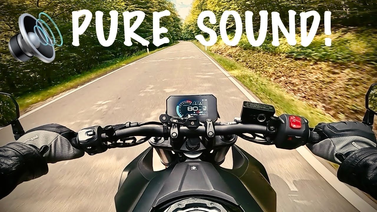 PURE SOUND - SUZUKI GSX-8S. ZOOM H1n MOTOVLOG
