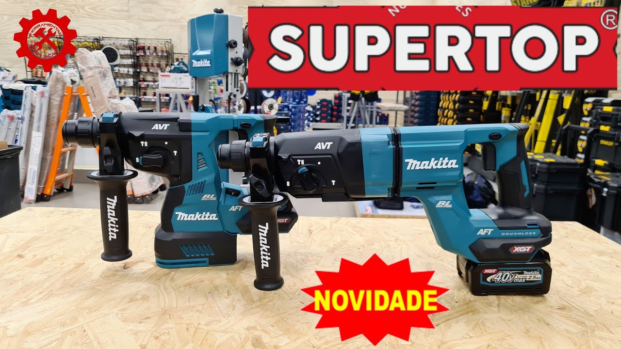 SÓ OS BRUTOS - MARTELETES MAKITA 40V NOVOS HR001G HR007G