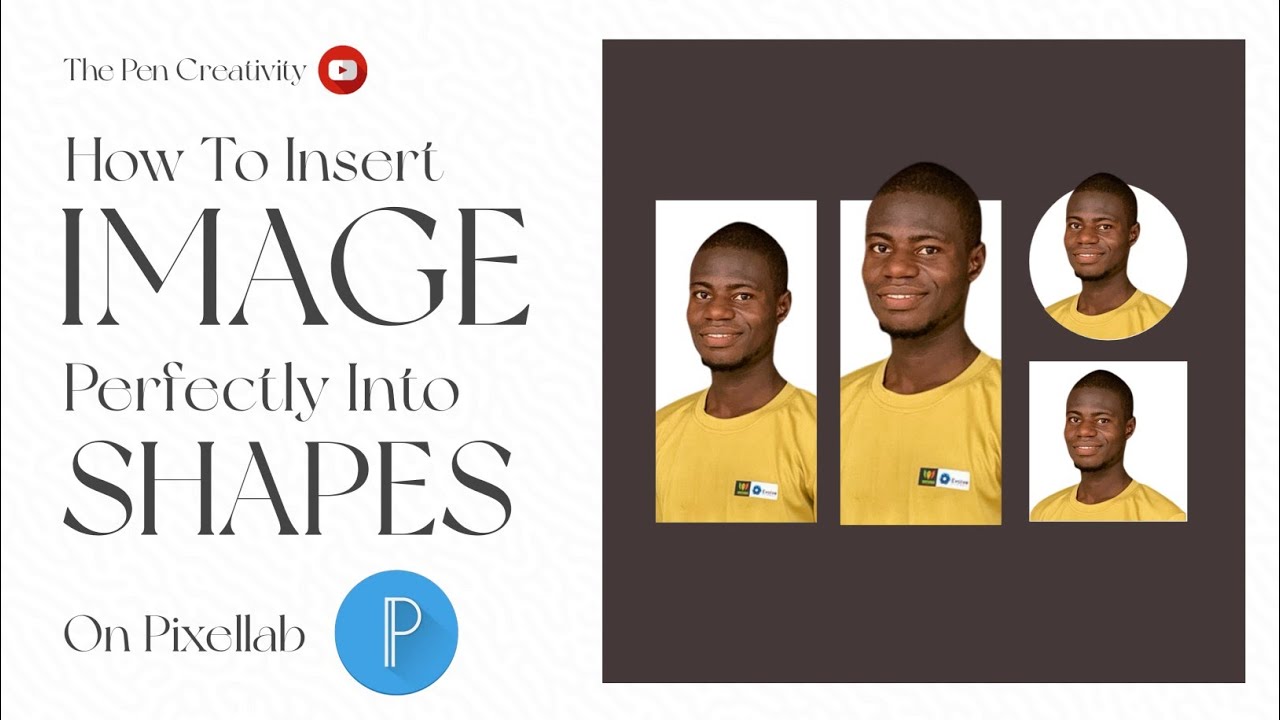 How To Insert Image Perfectly Into Shapes With Pixellab App For Design