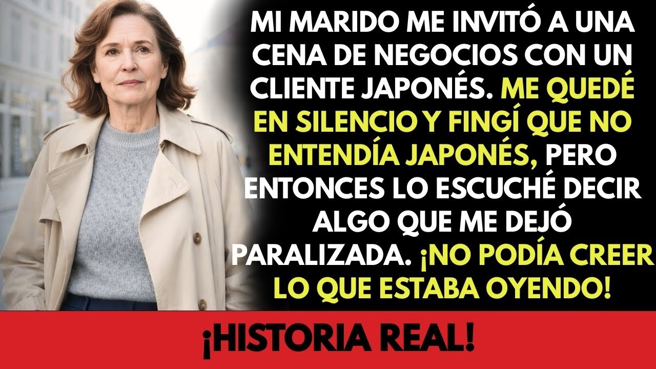 Mi marido no sabía que yo hablaba japonés. Cuando escuché lo que dijo sobre mí durante la cena…