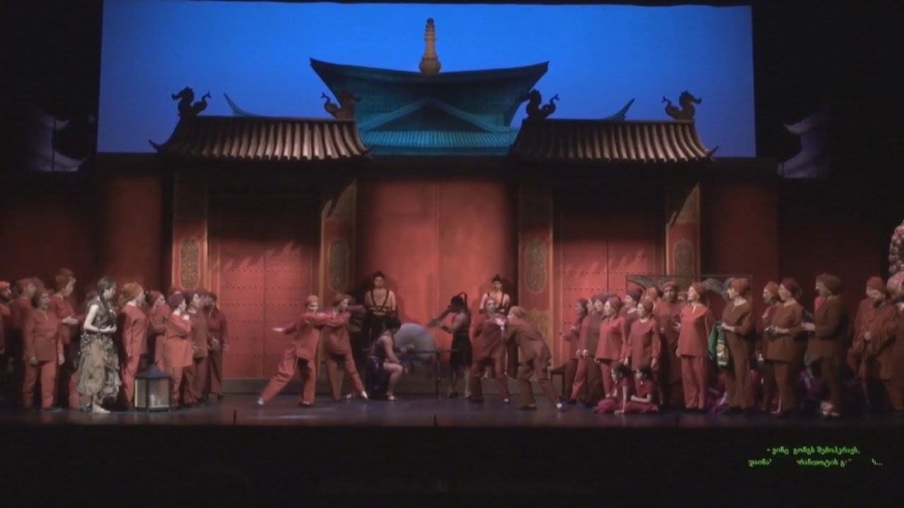 Turandot full opera Puccini festival Torre del Lago с русским переводом Tbilisi Opera