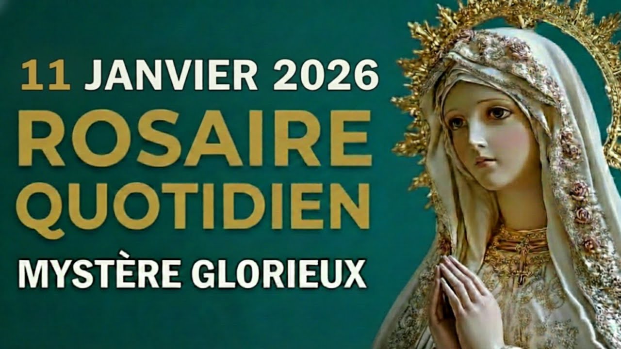 Rosaire du jour – 11 Janvier 2026 | Prière profonde avec les Mystères douloureux