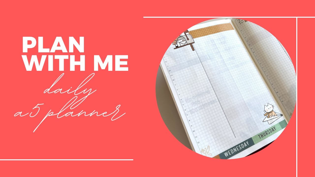 Plan With Me: A5 Daily Aura Estelle Planner w/Stickers, Stamps, Fountain Pens and Washi Tape