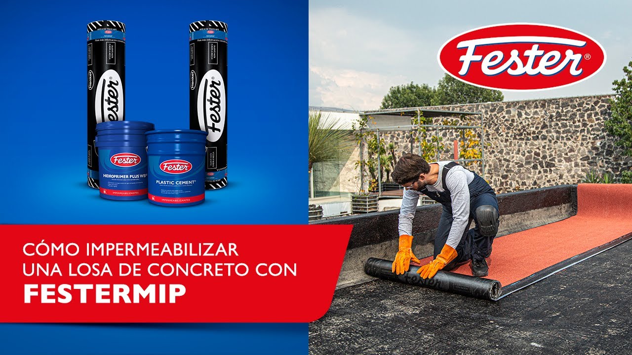 Cómo #Impermeabilizar una losa de concreto con FesterMIP