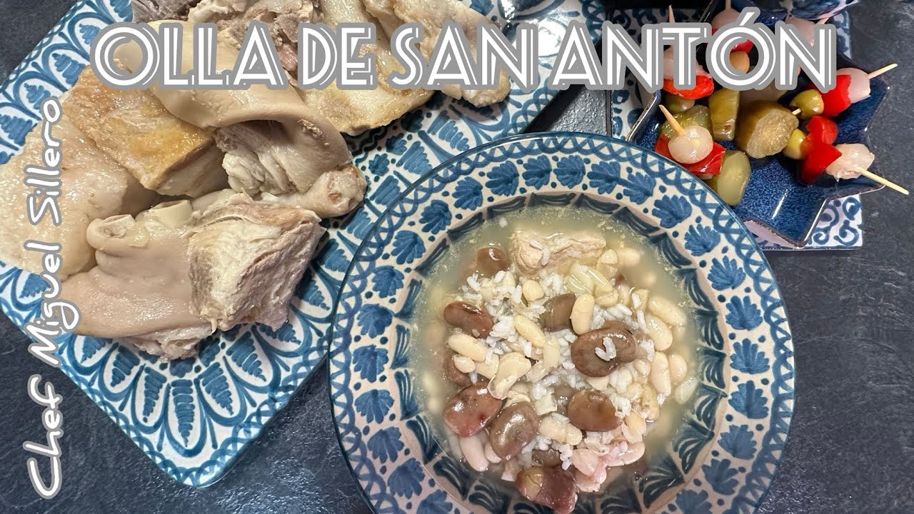 Olla de San Antón. Cocina tradicional granadina.