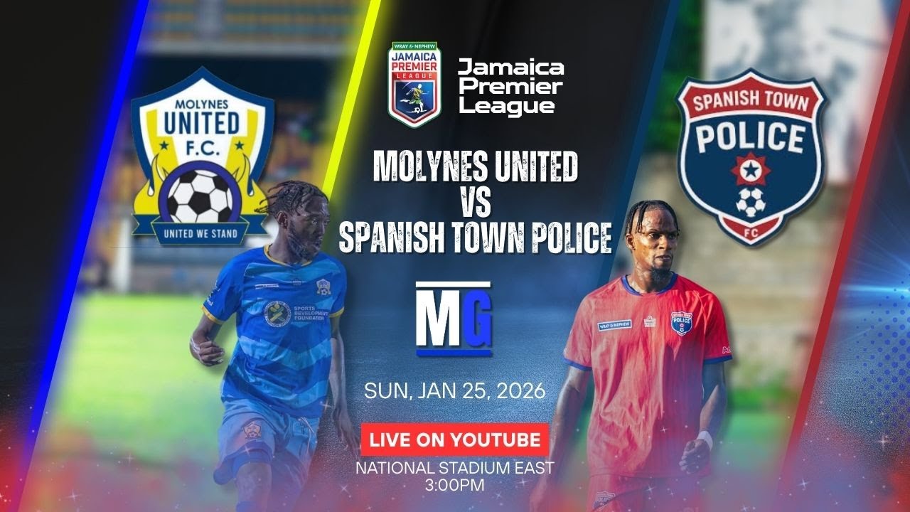 LIVE: Molynes United vs Spanish Town Police | Jamaica Premier League Match Week 20