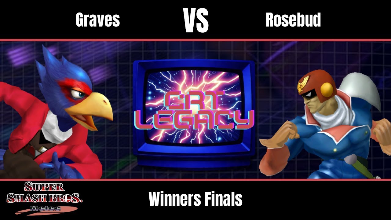 Graves (Falco) vs Rosebud (Captain Falcon) - Melee Winners Finals - CRT Legacy #18