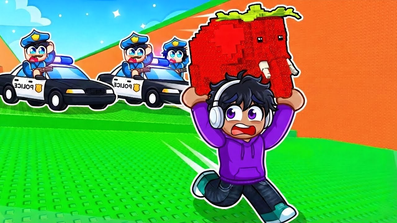 SCAPPO dalla POLIZIA per i BRAINROT in ROBLOX!