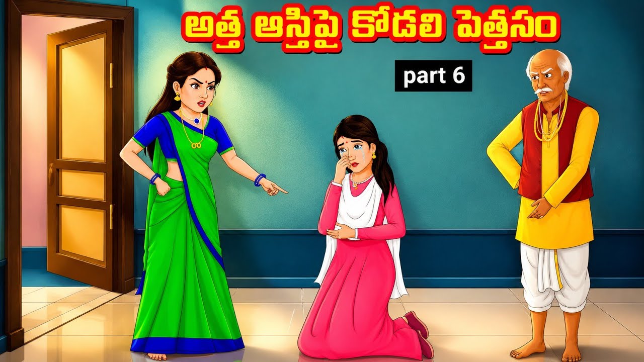 అత్త ఆస్తిపై కోడలి పెత్తనం | Atha vs Kodalu | Telugu Stories | Telugu Kathalu @siricartoontelugu