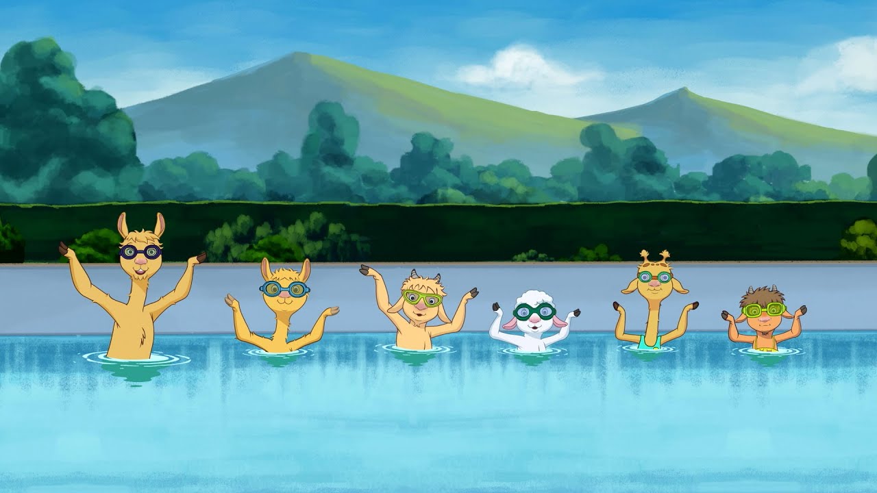 Swimming in Nature 🦙 Llama Llama 🦙