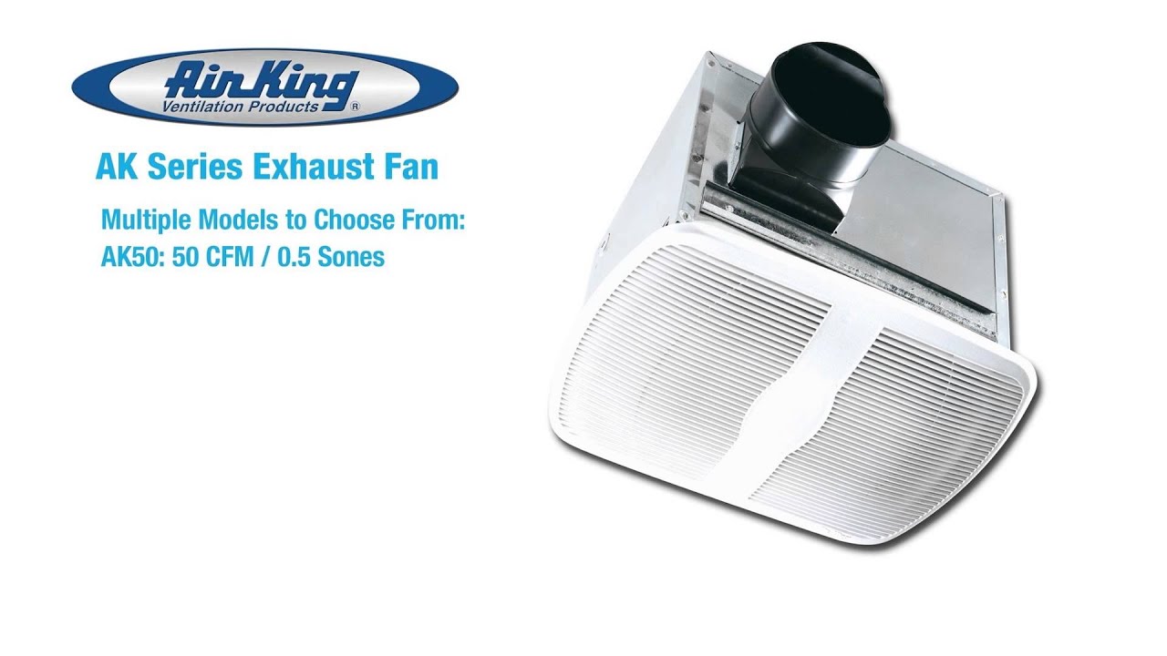 AK Series Exhaust Fans from Air King