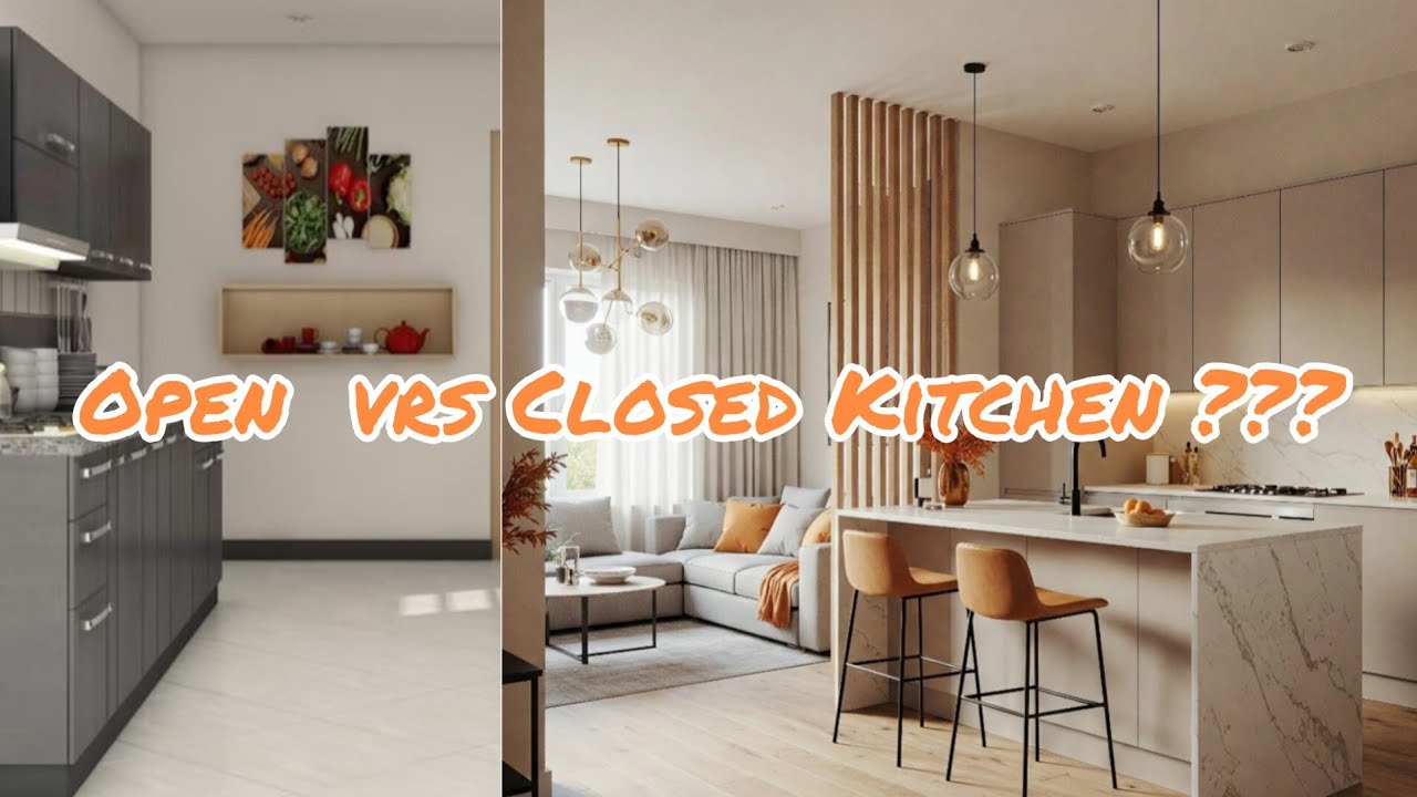 Open or Closed Kitchen? What is the modern woman's preference 🤔 