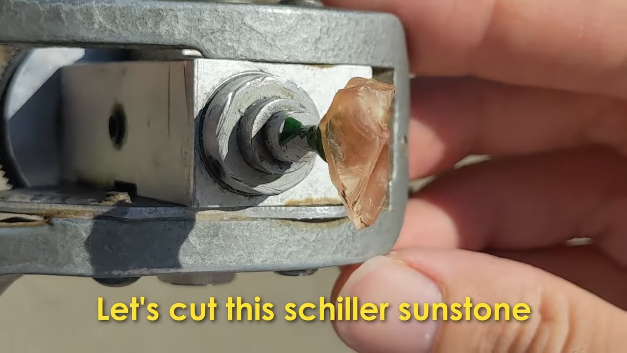 Oregon Sunstone With Schiller | Faceting On The Fly