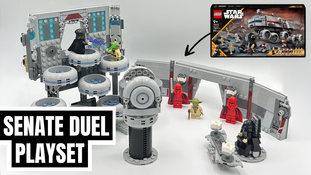LEGO 75413 Republic Juggernaut Alternate Build: Senate Dual Playset!