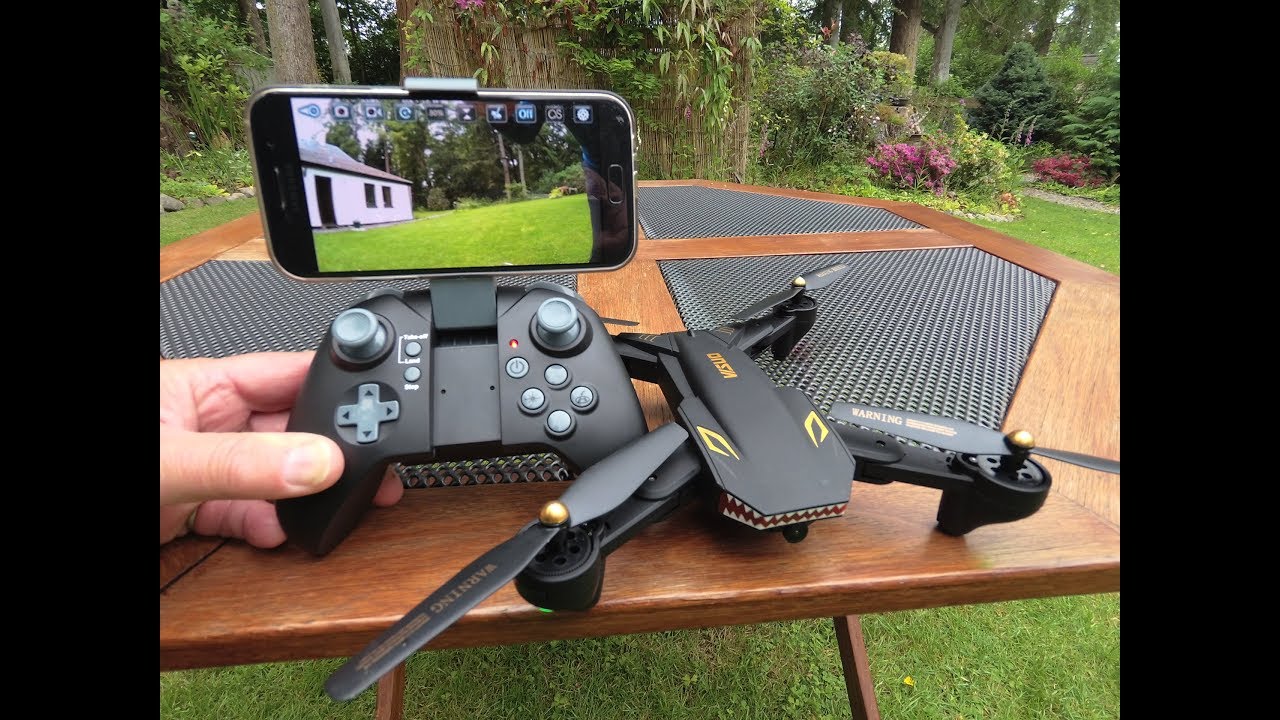 Visuo XS809S HWG folding altitude hold WiFi FPV TX or APP control great beginner quad