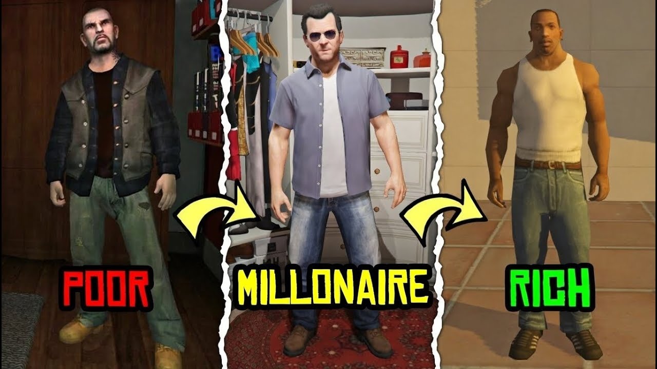How Rich Are the GTA Protagonists?