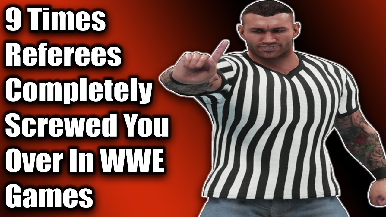 9 Times Referees Completely Screwed You Over In WWE Games