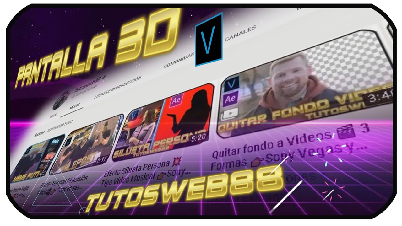 Como convertir tu vídeo a Pantalla 3D 🎬 📺Sony Vegas Pro Tutorial
