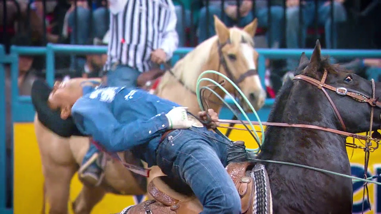 Top 35 Most Memorable NFR Moments &ndash; 1985-2018 - Kaleb Driggers and Junior Nogueira