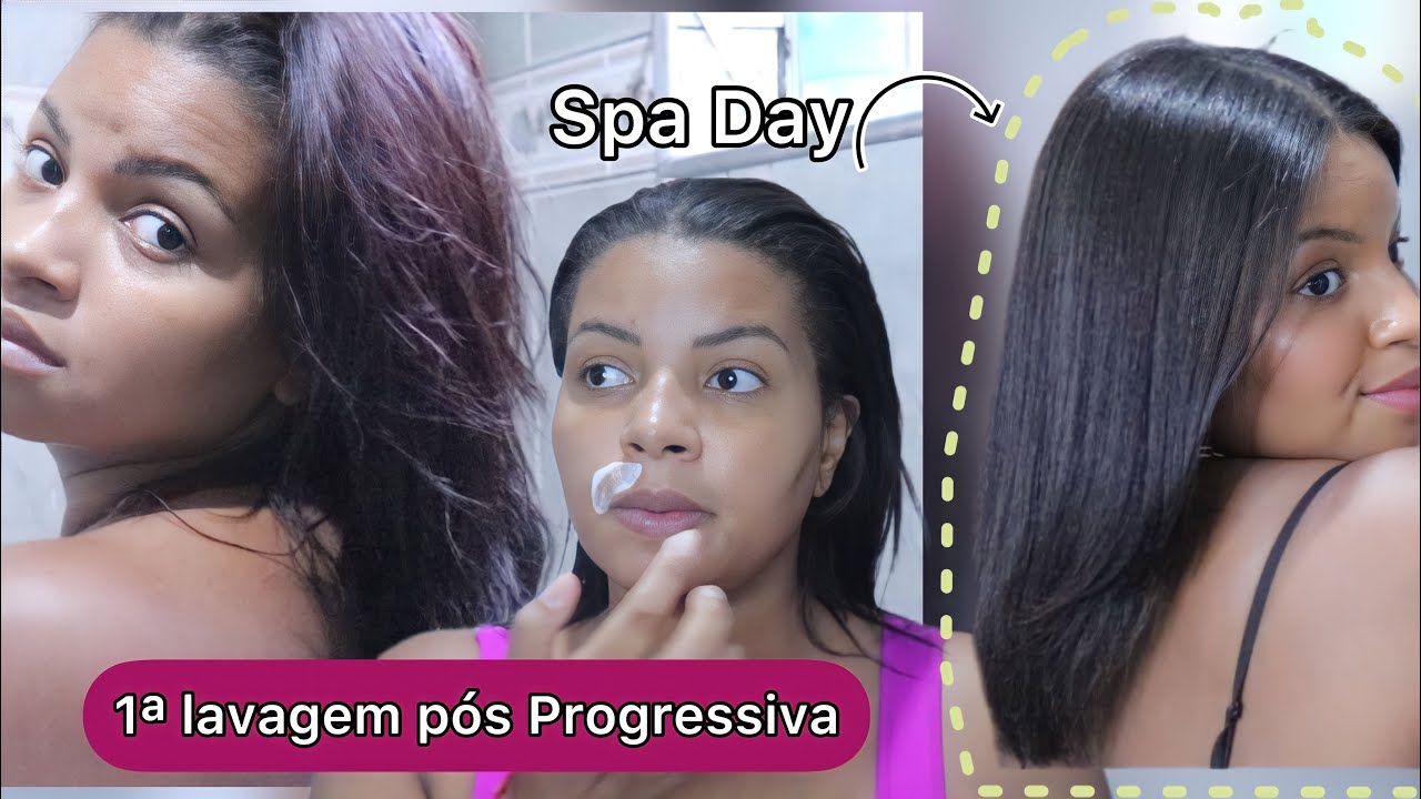 ALISEI 1ª LAVAGEM PÓS PROGRESSIVA SPA DAY EM CASA  PRÉ  EVENTO-  DEPILAÇÃO UNHAS CABELO SKIN CARE