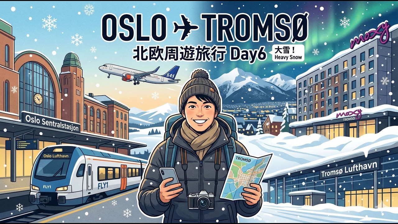 [NOR] 🇳🇴 Traveling to Snowy Tromsø via SAS (Dec 28, 2025) Ep.167