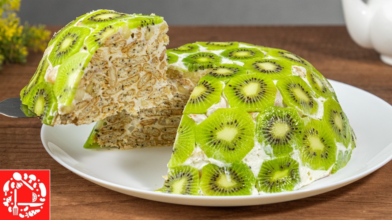 Сама не ожидала, что так вкусно получится! Торт без выпечки за 10 минут из того что было дома!