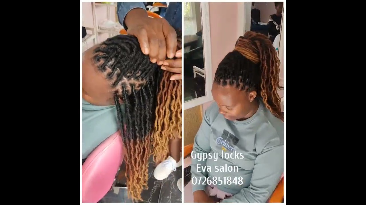 Gypsy locs installation, Eva salon kiambu road bypass junction 0726851848