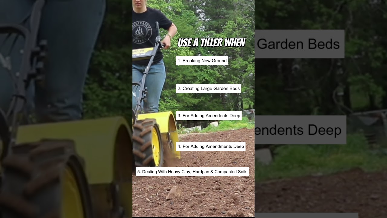 WHICH ONE? Tiller Versus Mini Cultivator #garden #gardening #fitfarmer #gardeningtips