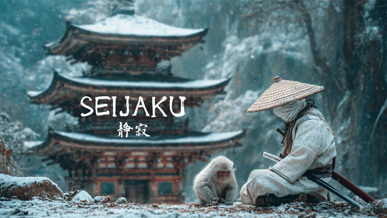 SEIJAKU — 静寂 — | Japanese Samurai Ambience for Snowy Stillness | 432 Hz