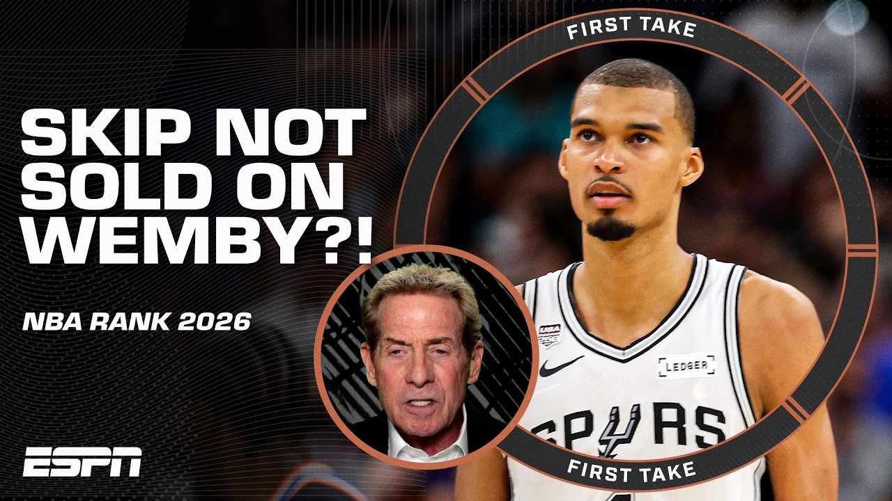 &lsquo;I&rsquo;M NOT SURE ABOUT HIS CLUTCH GENE!&rsquo; 😳 Skip Bayless questions Wemby | First Take