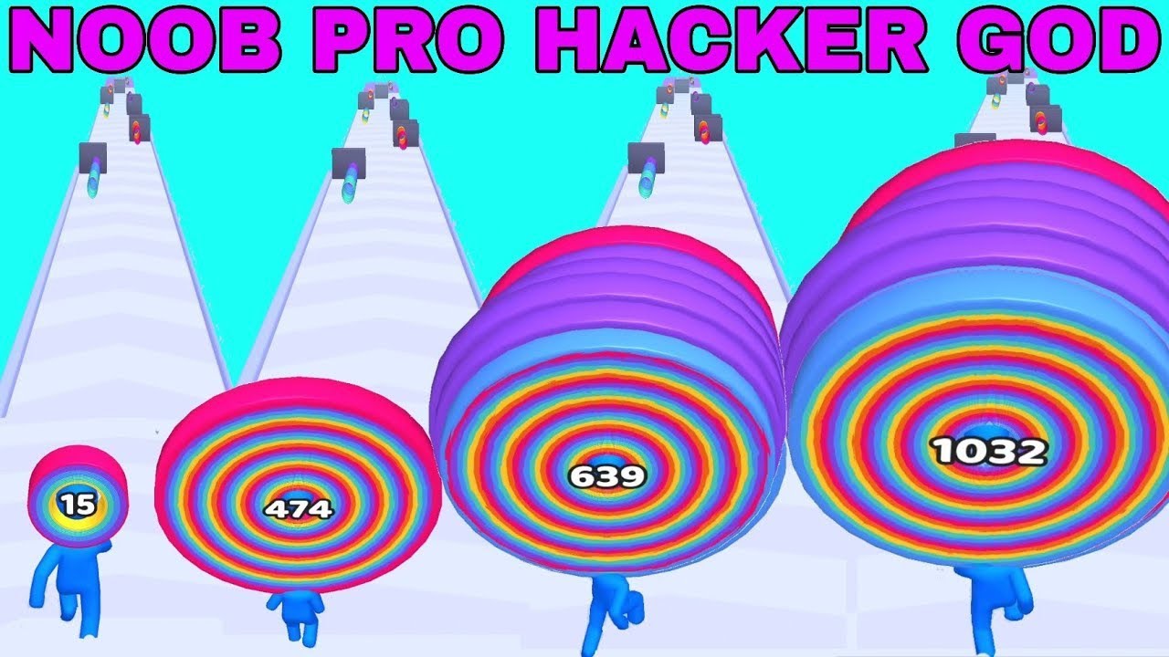 NOOB VS PRO VS HACKER VS GOD in Layer Man