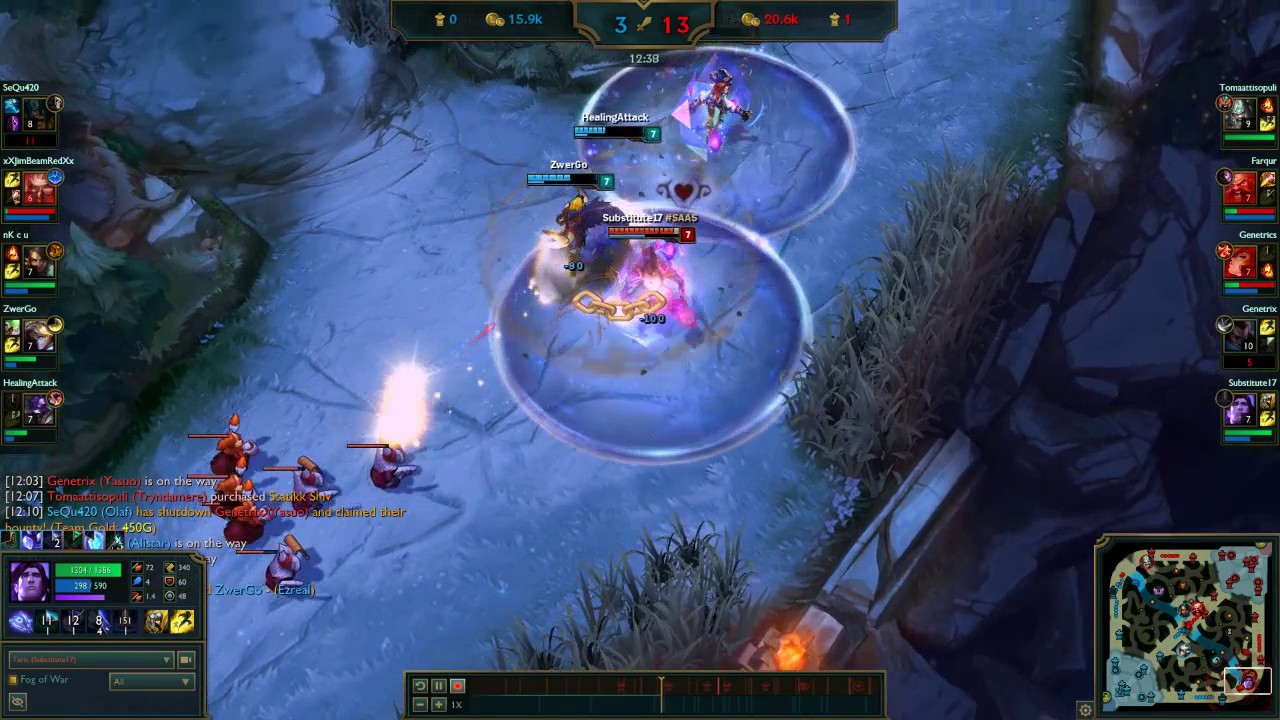 Taric Support Outplay