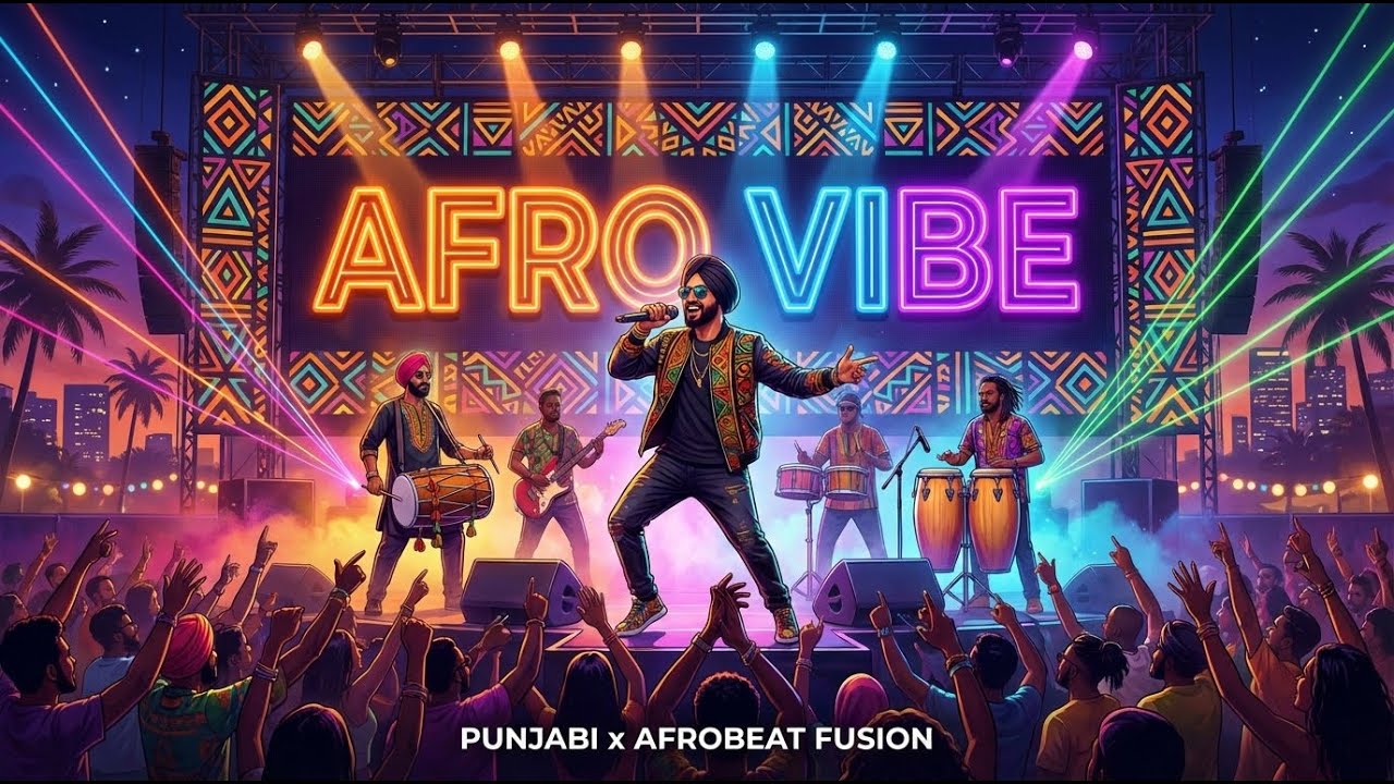 AFRO VIBE – Punjabi x Afrobeat Fusion | Desi Groove 2026 | New Vibes Song