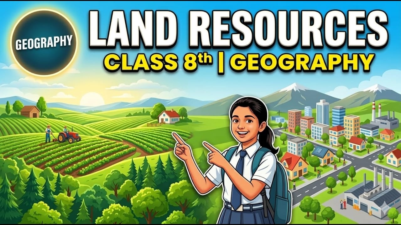 Land Resources Explained in the Easiest Way | Class 8 Geography 🌍