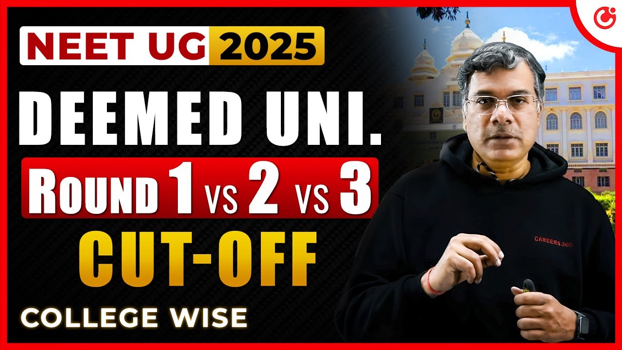 NEET UG 2025 DEEMED University Round-3 CutOff🔥 Lowest Closing Rank🔥 #NeetUG2025 #deemeduniversity