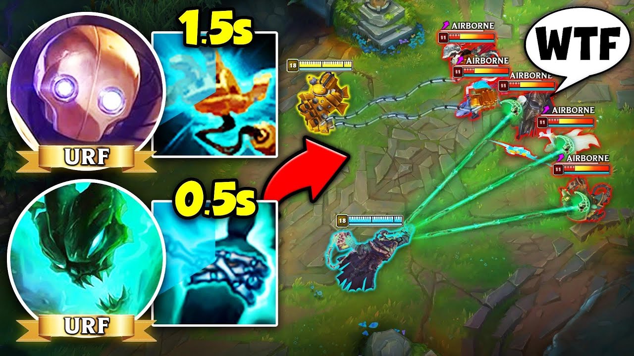Мы играли в соревновательный режим с крюком в URF, и это на 100% смешно! (Бесконечная цепочка крю...