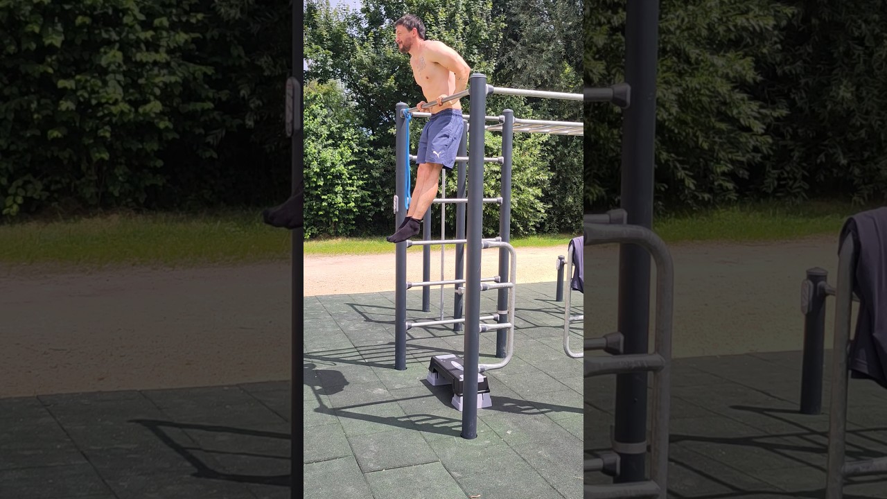 High pull up 🤘 -what a feeling #calisthenics #highpullup #happytraining